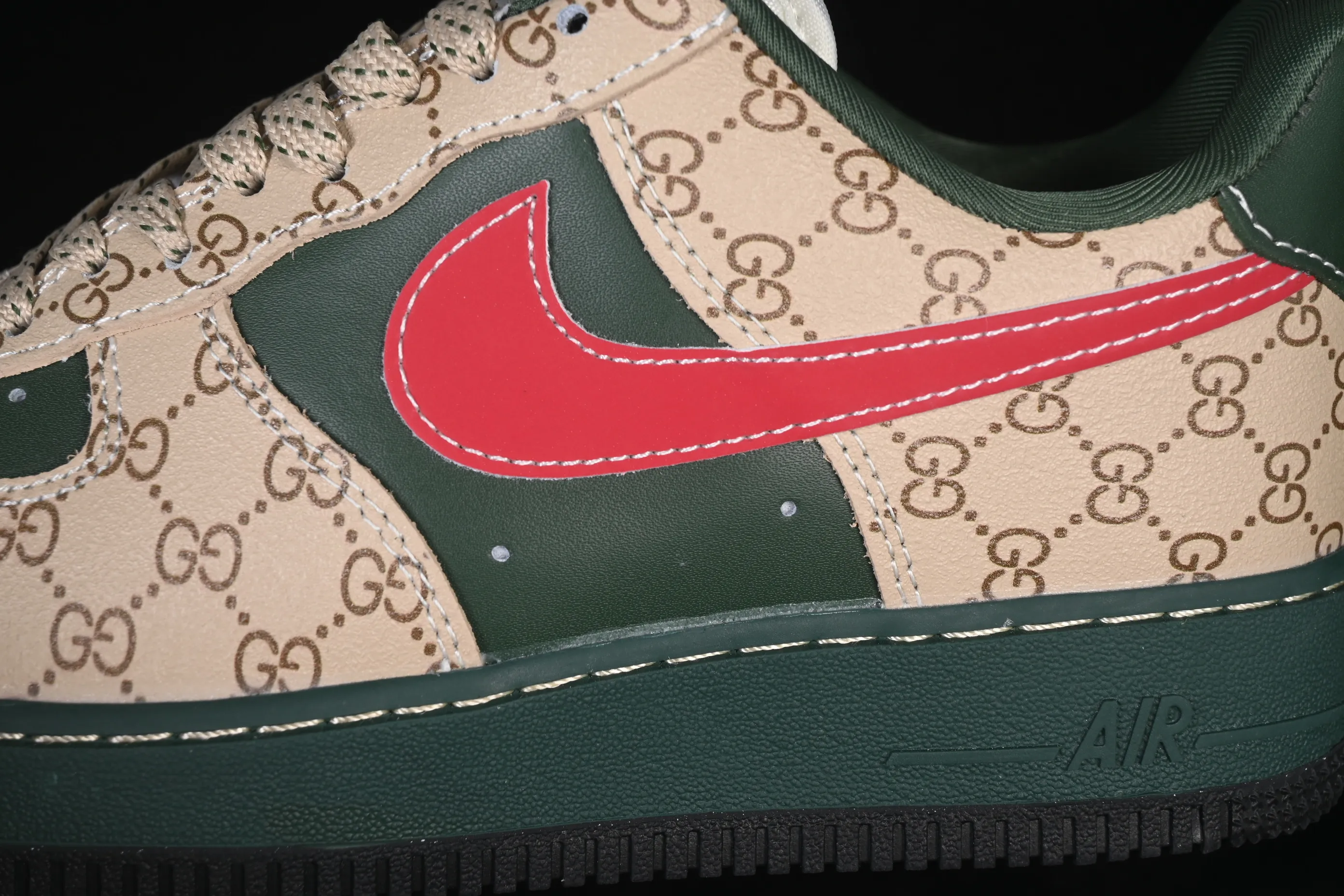 All categories Nk Air Force 1 Air Force series Nk Air Force 1 Low Air Force low-top Nike Air Force 1'07 Low Gucci joint pattern red hook Air Force 1 low-top casual sneakers XL1979-121